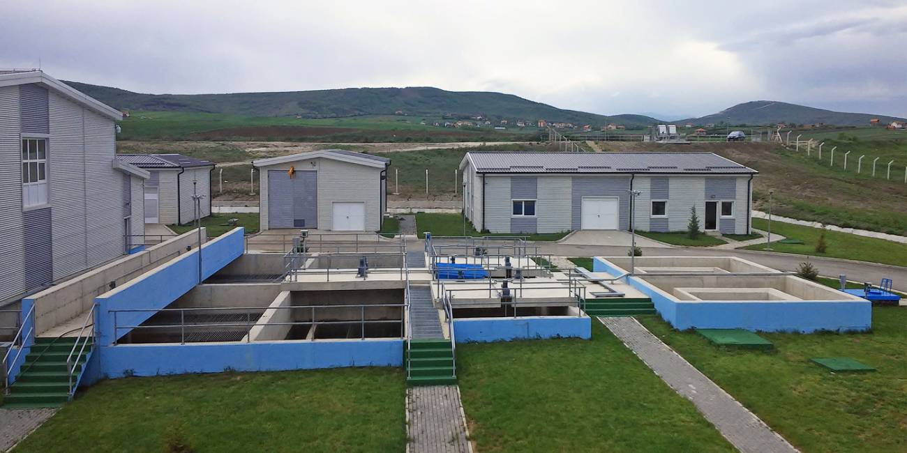 The construction of a water plant for the Vushtrri region in Kosovo